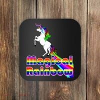 Magical Rainbow Unicorn Coaster thumb 0