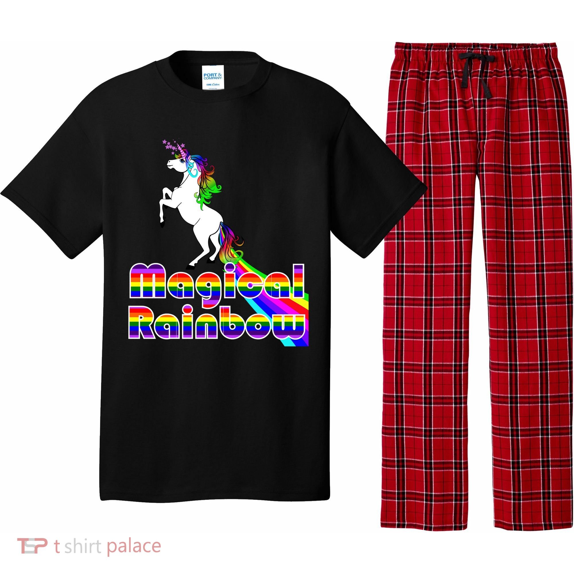 Magical Rainbow Unicorn Pajama Set