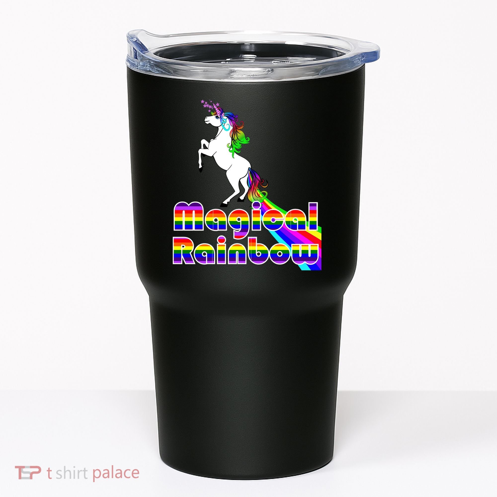 Magical Rainbow Unicorn Tumbler