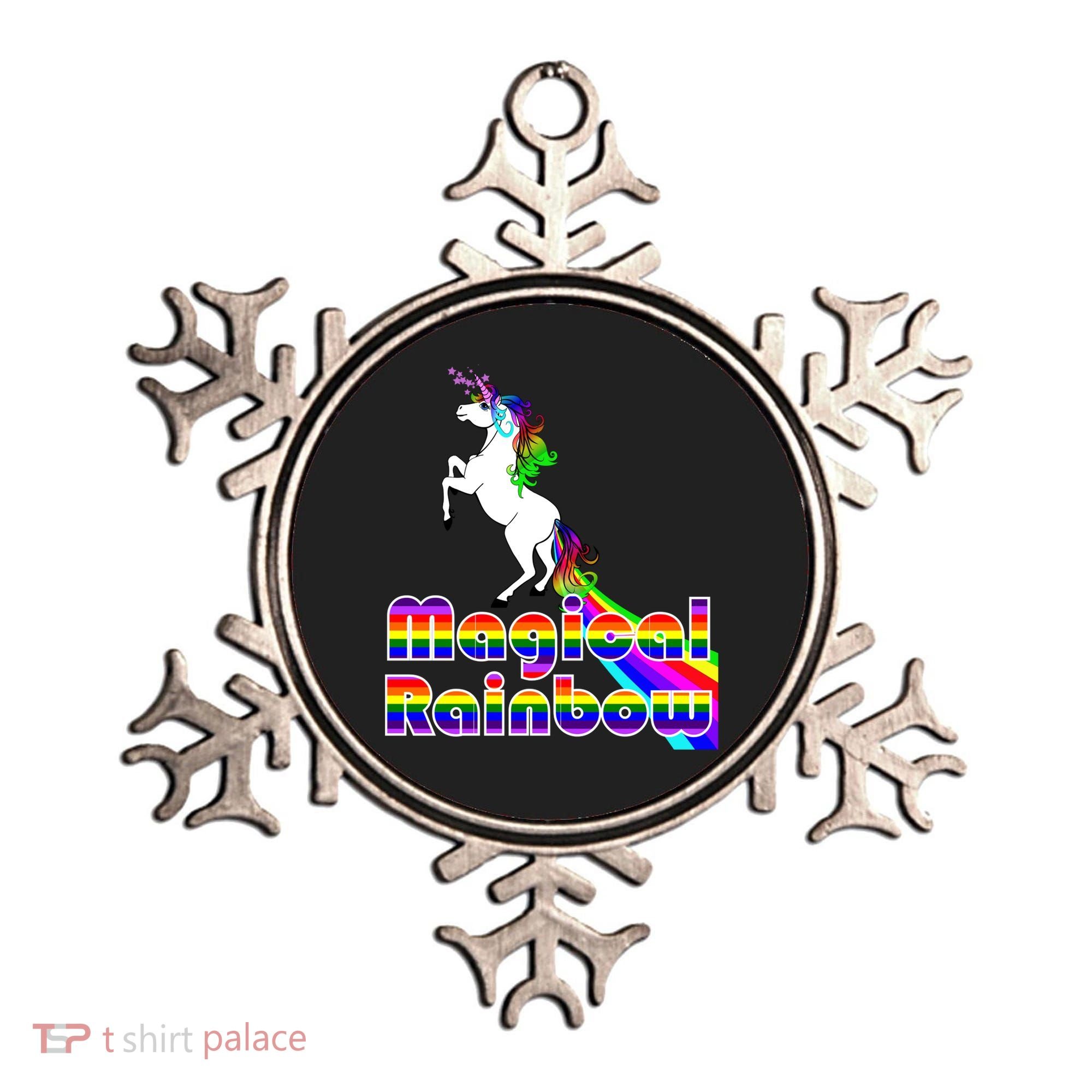 Magical Rainbow Unicorn Ornament
