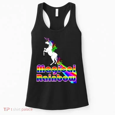Magical Rainbow Unicorn Women's Tank Top