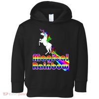 Magical Rainbow Unicorn Toddler Hoodie thumb 0