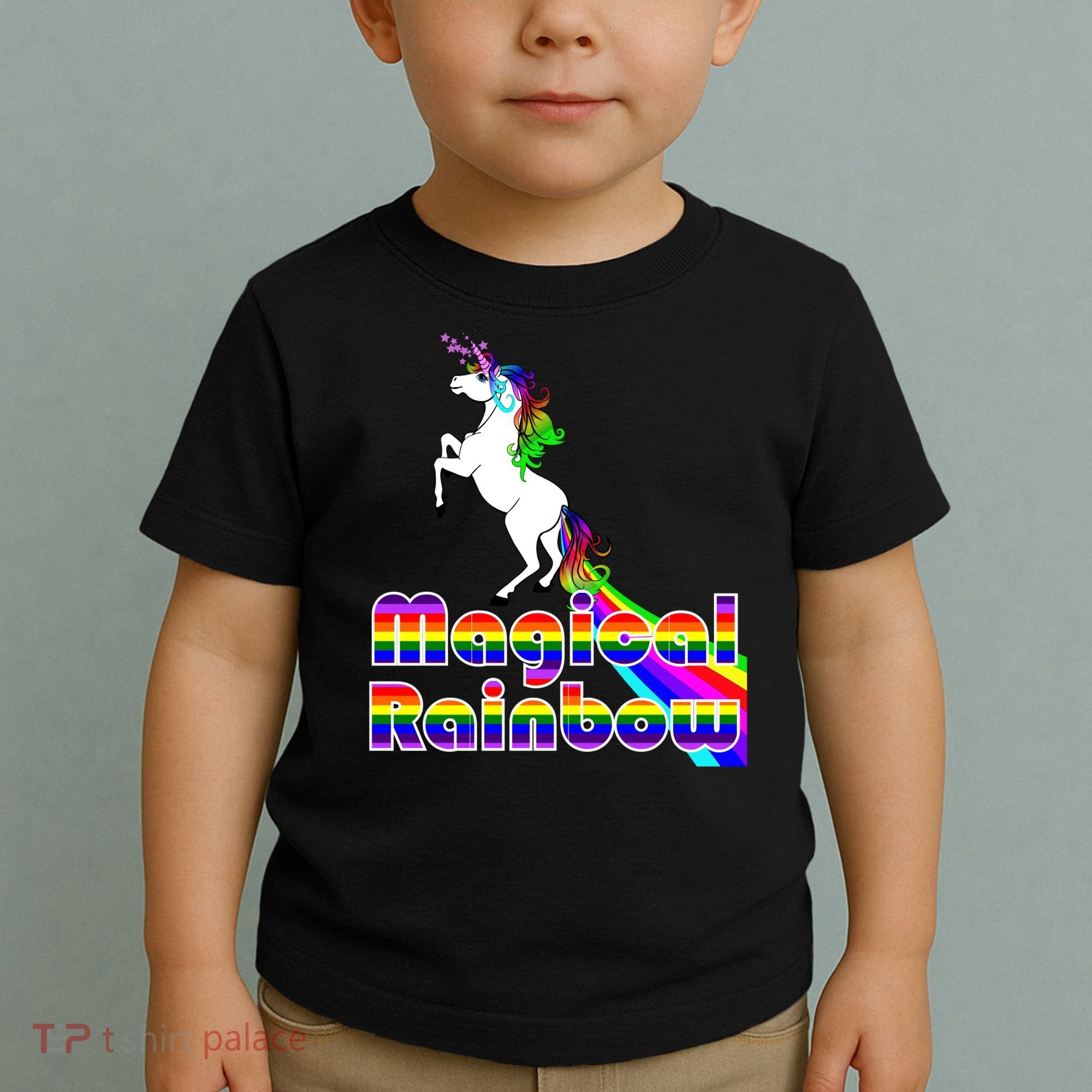 Magical Rainbow Unicorn Toddler T-Shirt