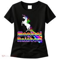 Magical Rainbow Unicorn Women's T-Shirt thumb 0