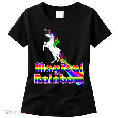Magical Rainbow Unicorn Women's T-Shirt