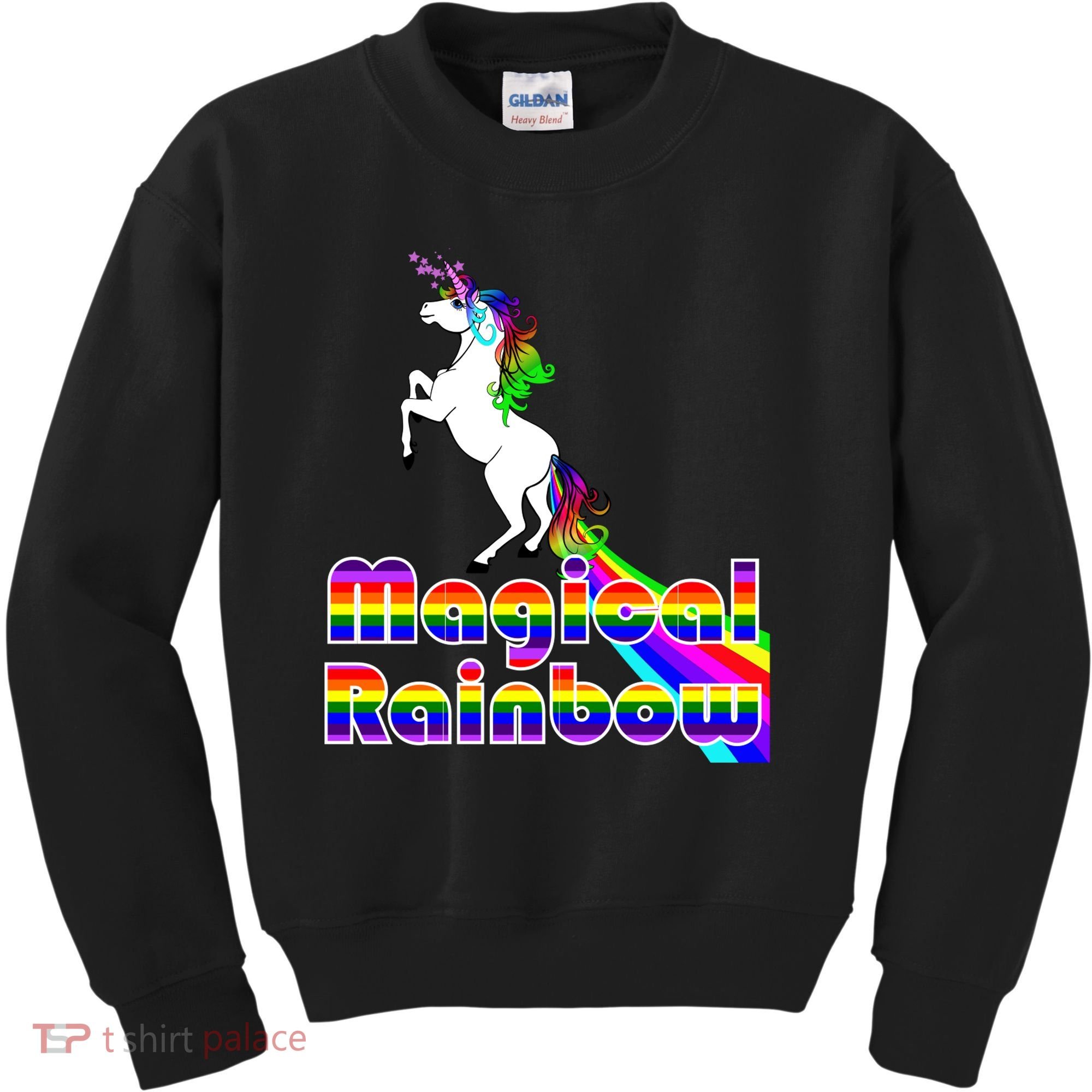 Magical Rainbow Unicorn Kids Sweatshirt