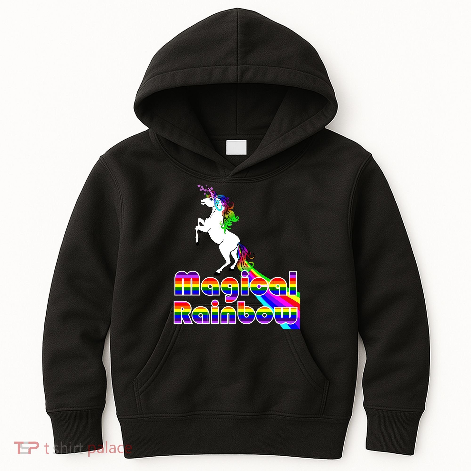 Magical Rainbow Unicorn Kids Hoodie