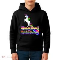 Magical Rainbow Unicorn Kids Hoodie thumb 4