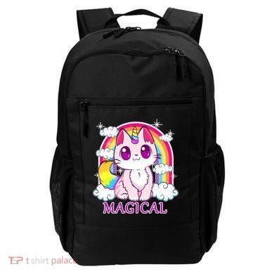 Magical Rainbow Unicorn Kitty Backpack