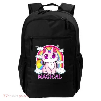 Magical Rainbow Unicorn Kitty Backpack