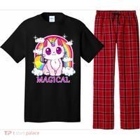 Magical Rainbow Unicorn Kitty Pajama Set thumb 0