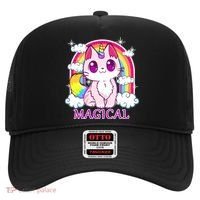 Magical Rainbow Unicorn Kitty Hat thumb 0