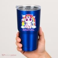 Magical Rainbow Unicorn Kitty Tumbler thumb 2