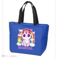 Magical Rainbow Unicorn Kitty Tote Bag thumb 3