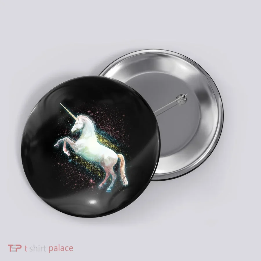 Magical Space Unicorn Button