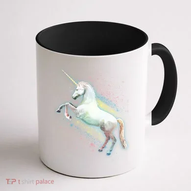 Magical Space Unicorn Coffee Mug back