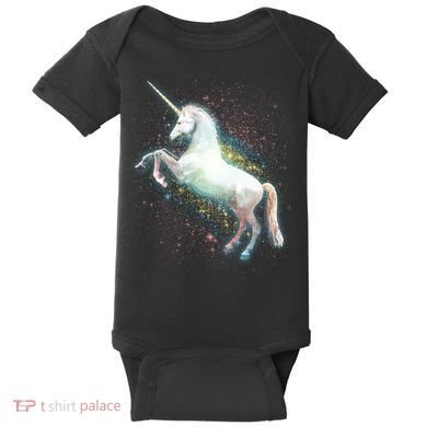 Magical Space Unicorn Baby Bodysuit