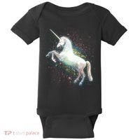 Magical Space Unicorn Baby Bodysuit thumb 0