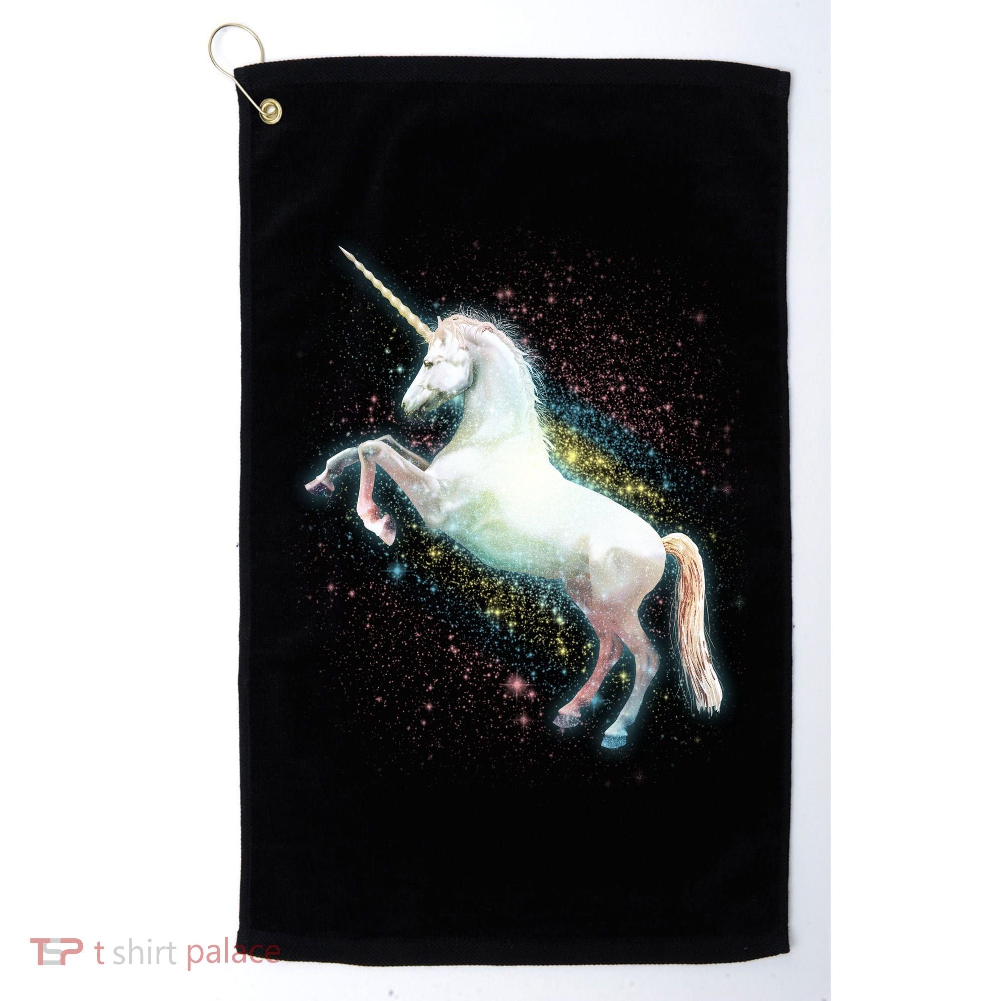 Magical Space Unicorn Golf Towel