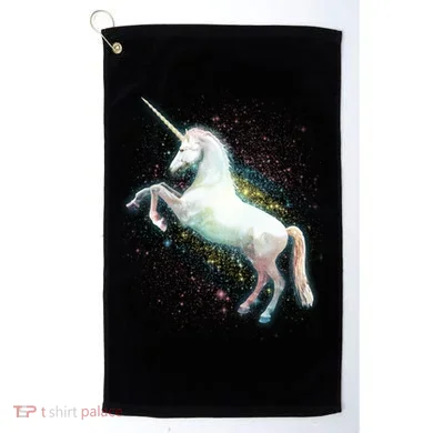Magical Space Unicorn Golf Towel