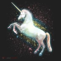 Magical Space Unicorn Golf Towel thumb 3
