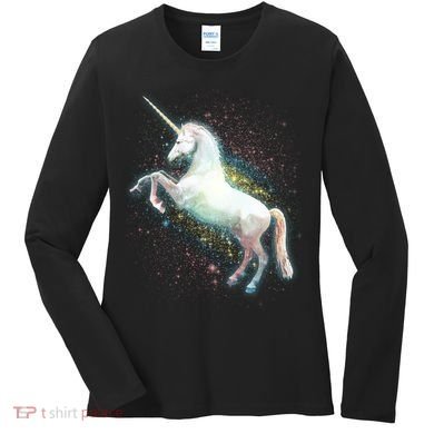 Magical Space Unicorn Women's Long Sleeve Shirt