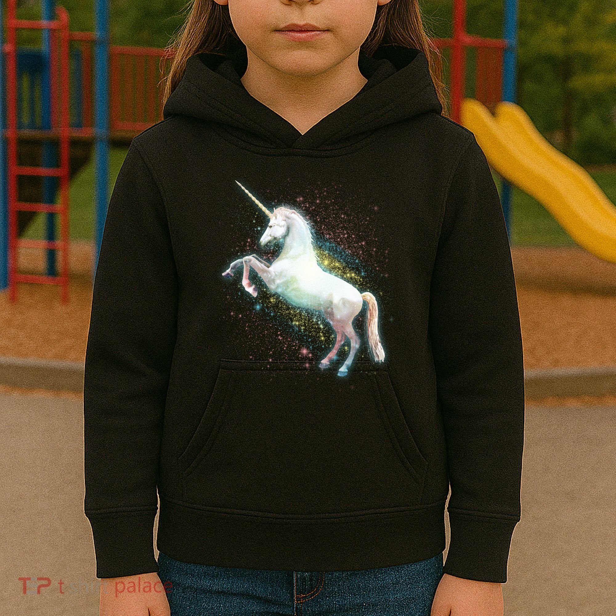 Magical Space Unicorn Kids Hoodie