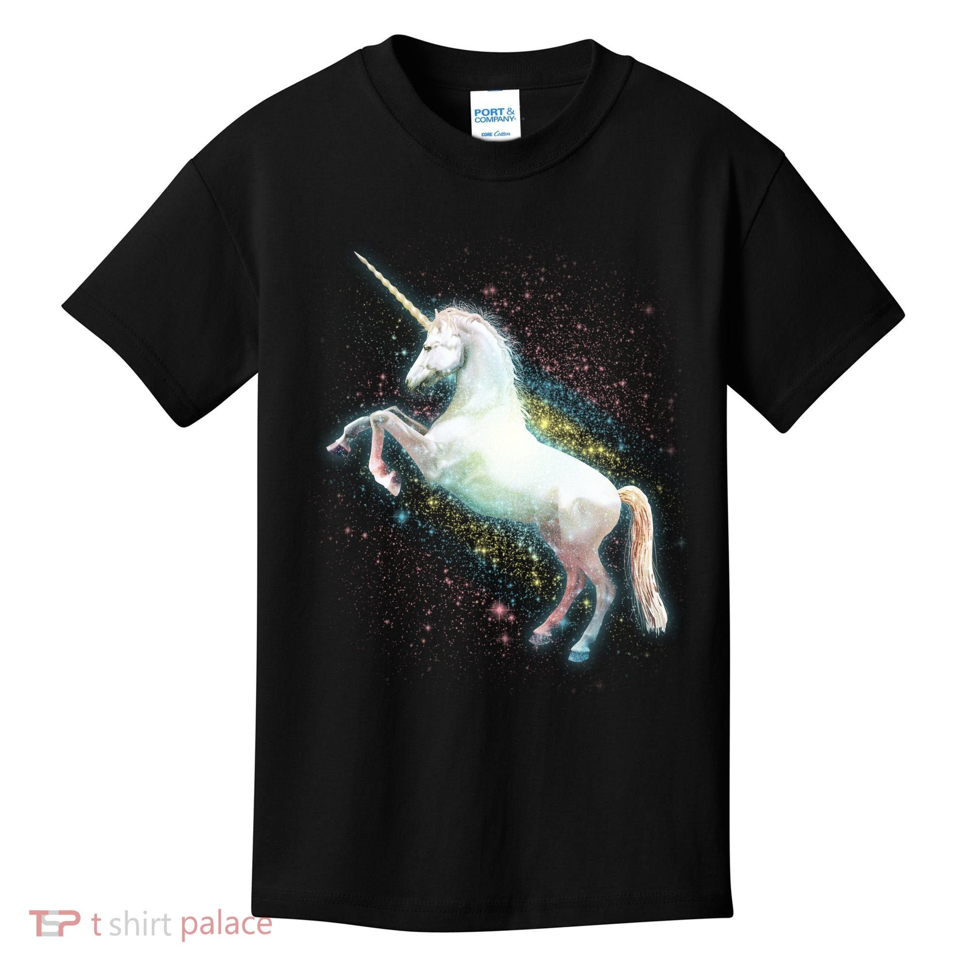 Magical Space Unicorn Kids T-Shirt