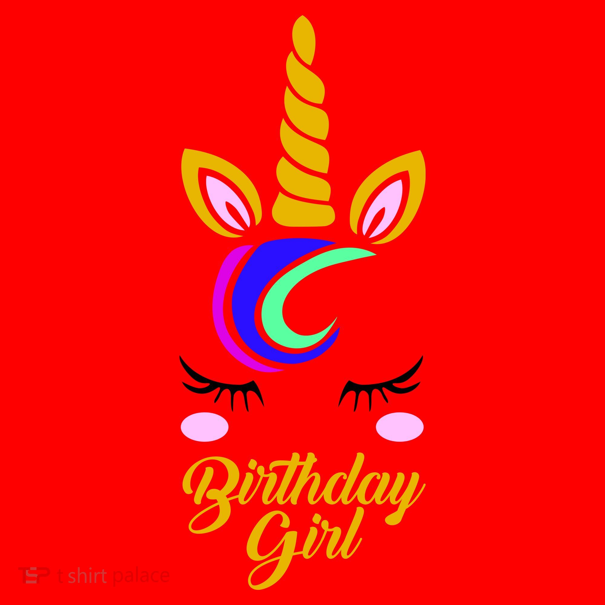 Magical Unicorn Birthday Santa Hat