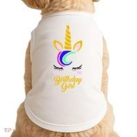 Magical Unicorn Birthday Doggie Tank thumb 0