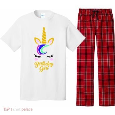 Magical Unicorn Birthday Pajama Set