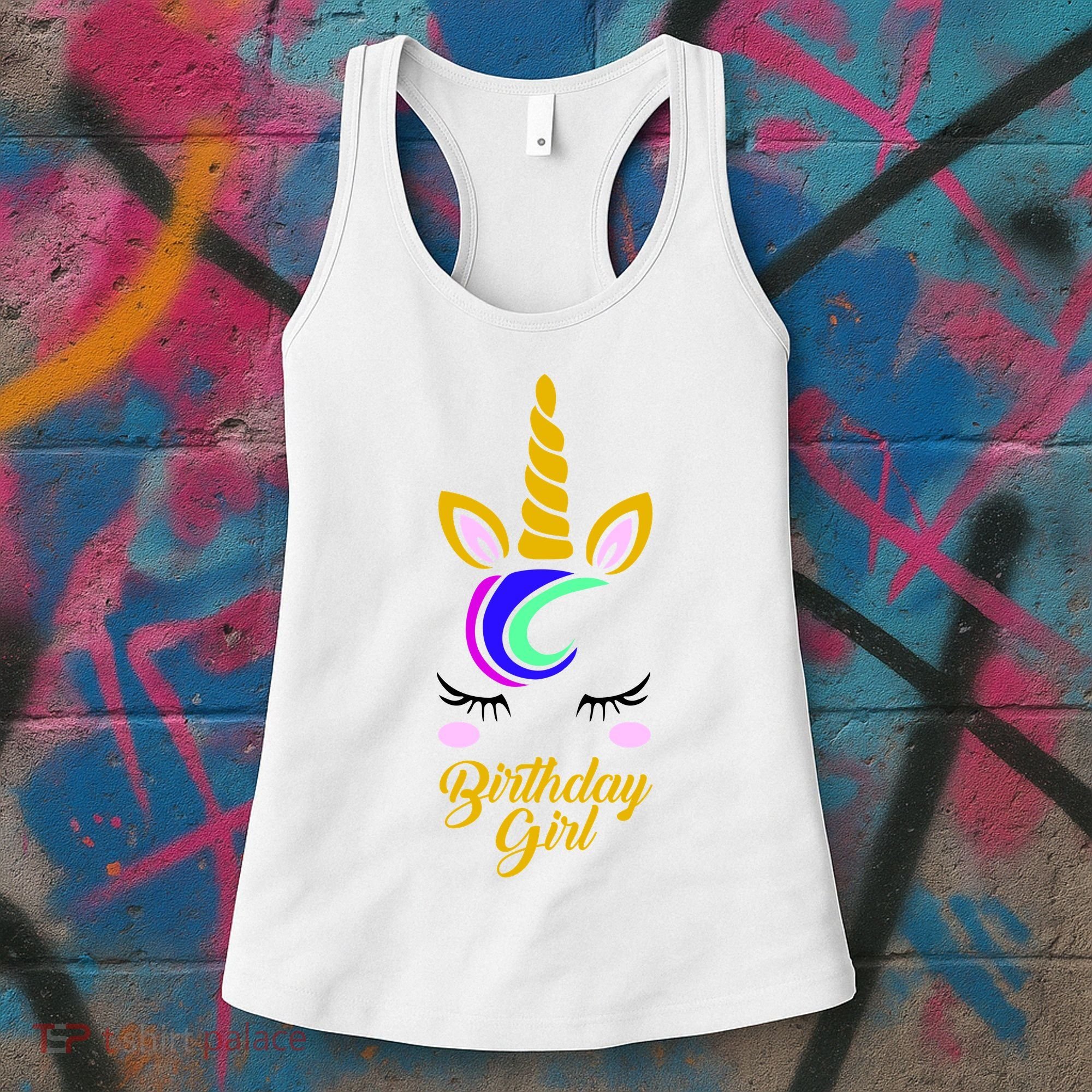 Magical Unicorn Birthday Women's Tank Top