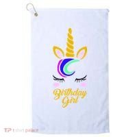 Magical Unicorn Birthday Golf Towel thumb 0