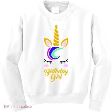 Magical Unicorn Birthday Kids Sweatshirt