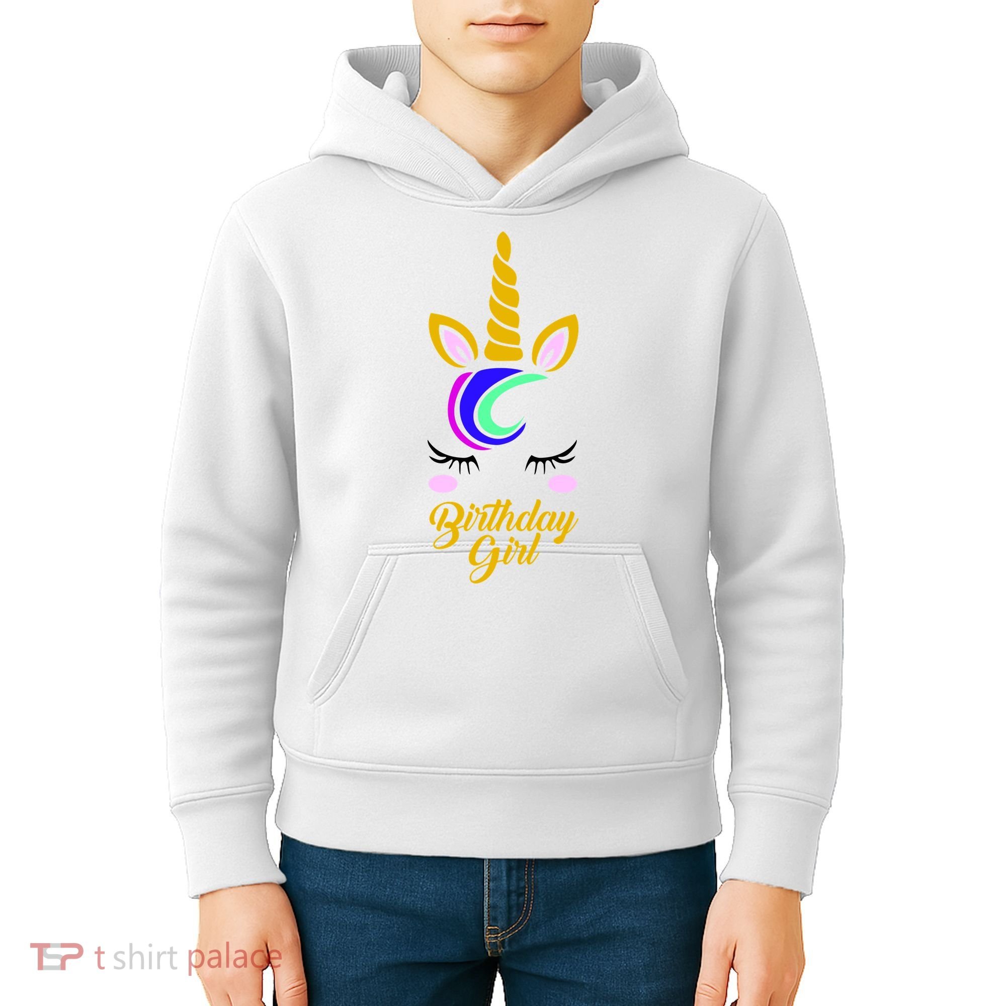 Magical Unicorn Birthday Kids Hoodie