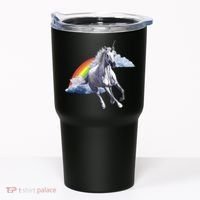 Magical Unicorn Horse Over Rainbow Tumbler thumb 0