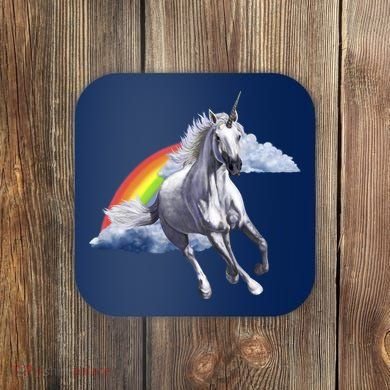 Magical Unicorn Horse Over Rainbow Coaster