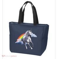 Magical Unicorn Horse Over Rainbow Tote Bag thumb 3