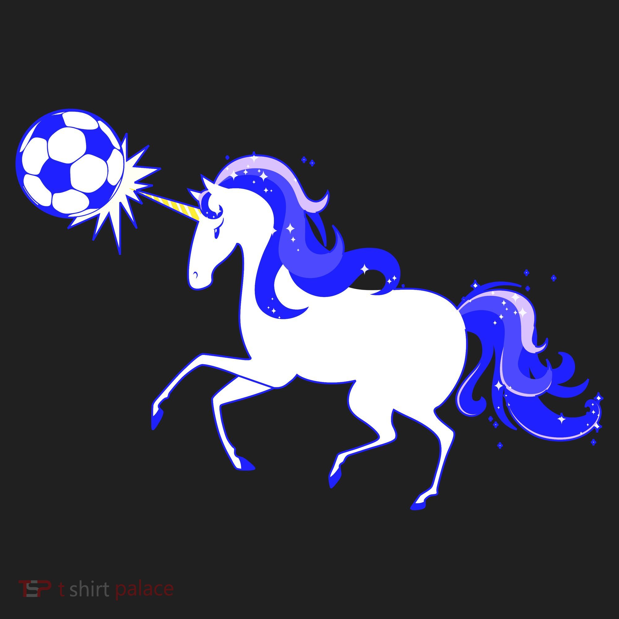 Magical Unicorn Playing Soccer Women's Sweatshirt
