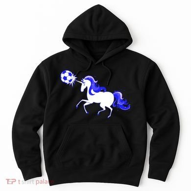 Magical Unicorn Playing Soccer Hoodie