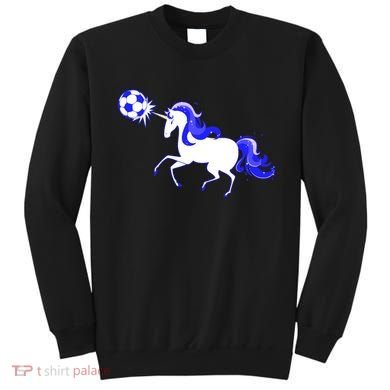 Magical Unicorn Playing Soccer Sweatshirt