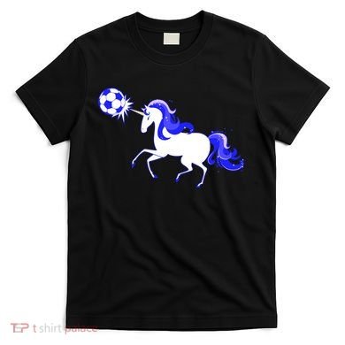Magical Unicorn Playing Soccer T-Shirt