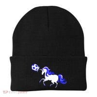 Magical Unicorn Playing Soccer Beanie thumb 0