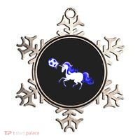 Magical Unicorn Playing Soccer Ornament thumb 0