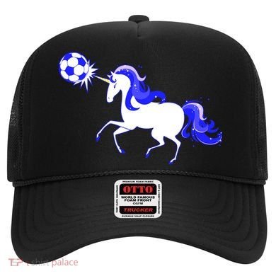 Magical Unicorn Playing Soccer Hat