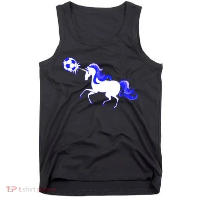 Magical Unicorn Playing Soccer Tank Top