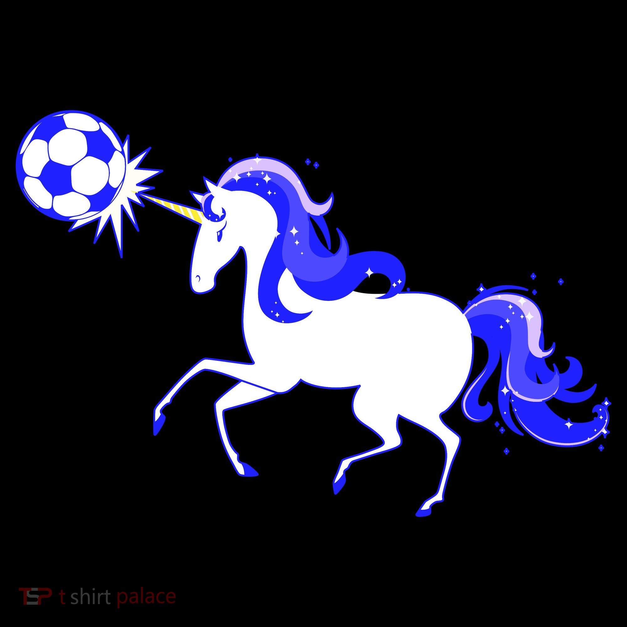 Magical Unicorn Playing Soccer Women's T-Shirt