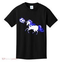 Magical Unicorn Playing Soccer Kids T-Shirt thumb 0