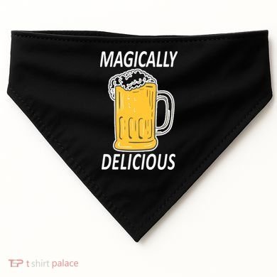 Magically Delicious Beer Lover USA-Made Doggie Bandana