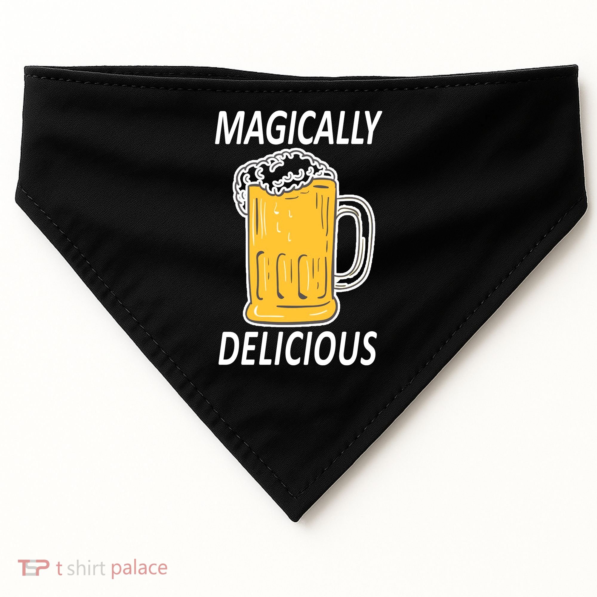 Magically Delicious Beer Lover USA-Made Doggie Bandana